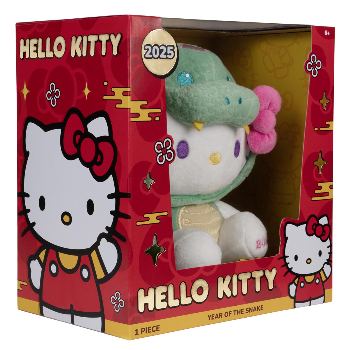 Hello Kitty and Friends 8-Inch Hello Kitty 2025 Year of the Snake New Year Plush - Limited Edition