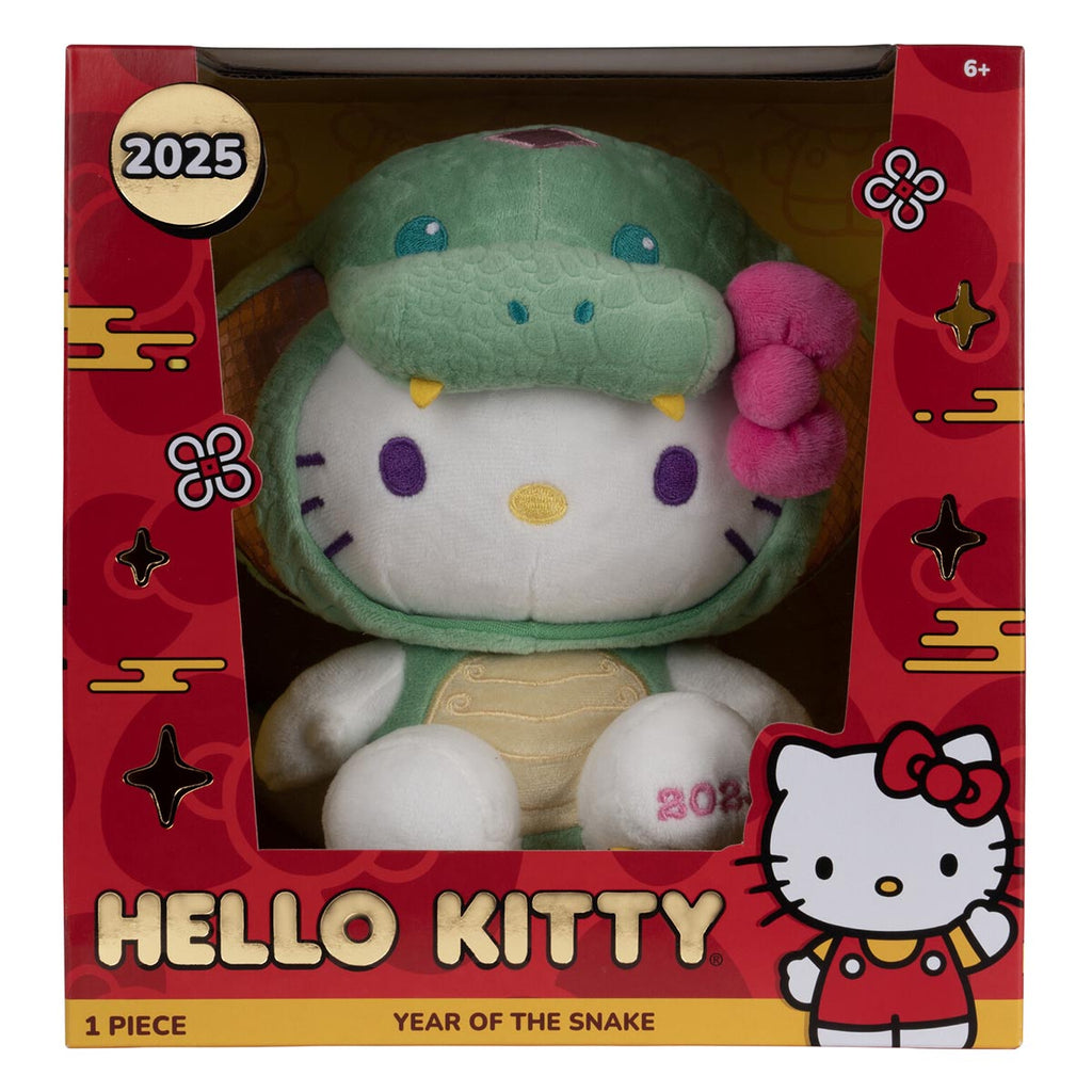 Hello Kitty and Friends 8-Inch Hello Kitty 2025 Year of the Snake New Year Plush - Limited Edition