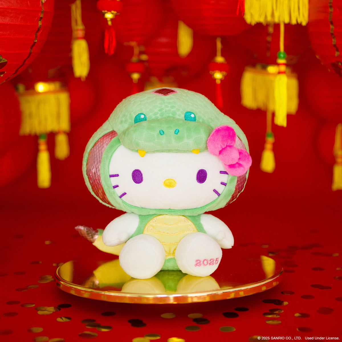 Hello Kitty and Friends 8-Inch Hello Kitty 2025 Year of the Snake New Year Plush - Limited Edition