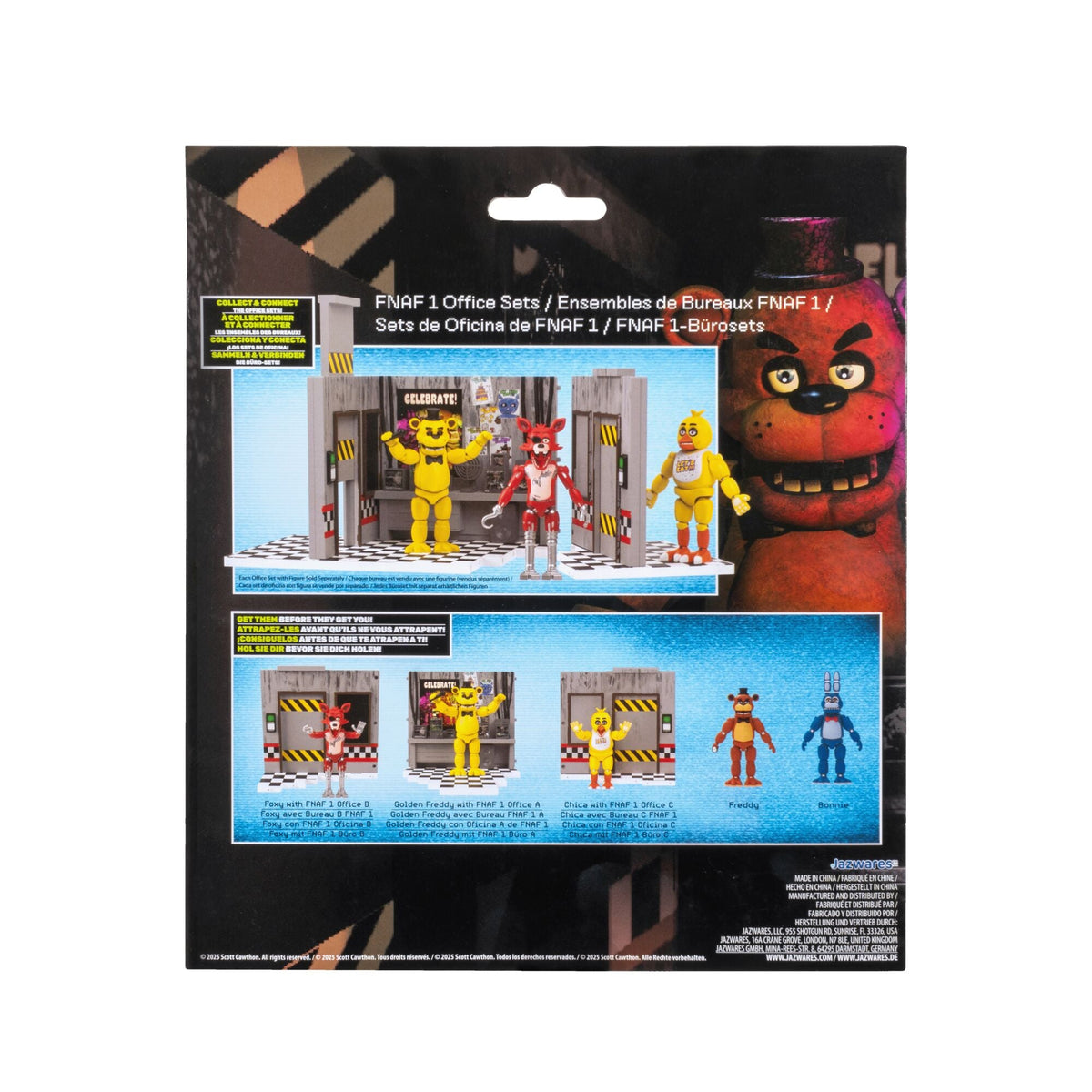 Five Nights at Freddy’s Golden Freddy Office Set - 5-Inch Articulated Figure