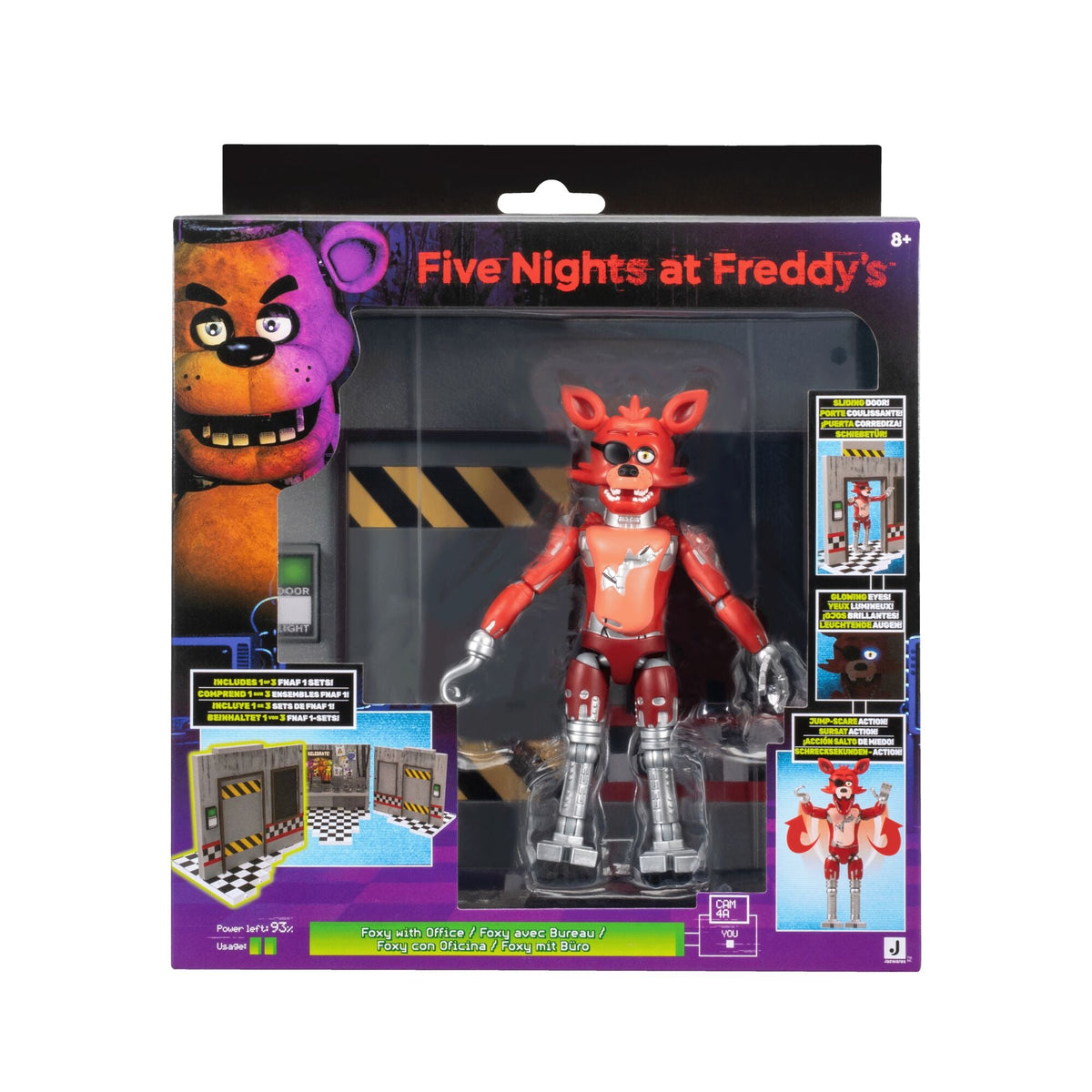Five Nights at Freddy’s Classic Foxy Office Set - 5-Inch Articulated Figure