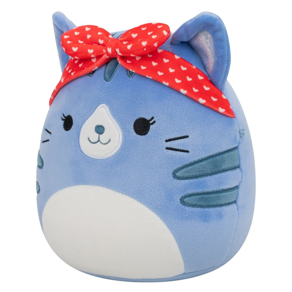 5-Inch Carizma the Blue Tabby Cat with Headband
