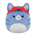 5-Inch Carizma the Blue Tabby Cat with Headband