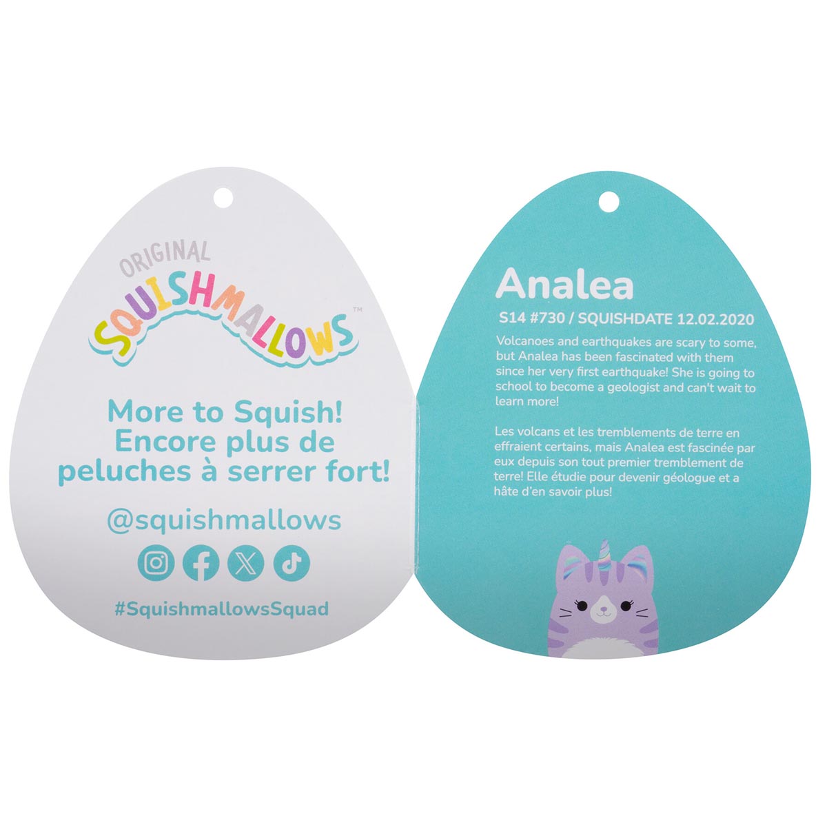 14-Inch Analea the Purple Caticorn