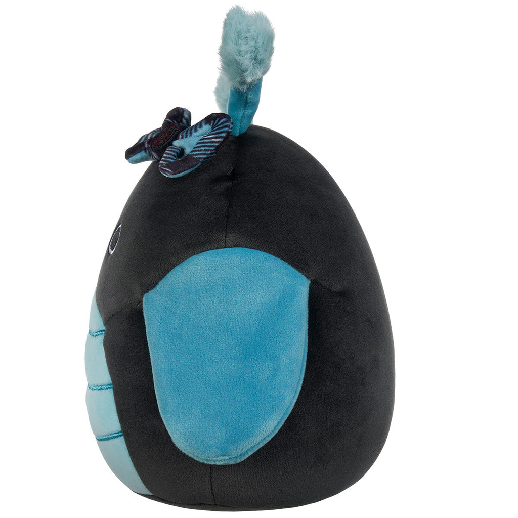 14-Inch Celie the Teal and Black Grasshopper with Bow