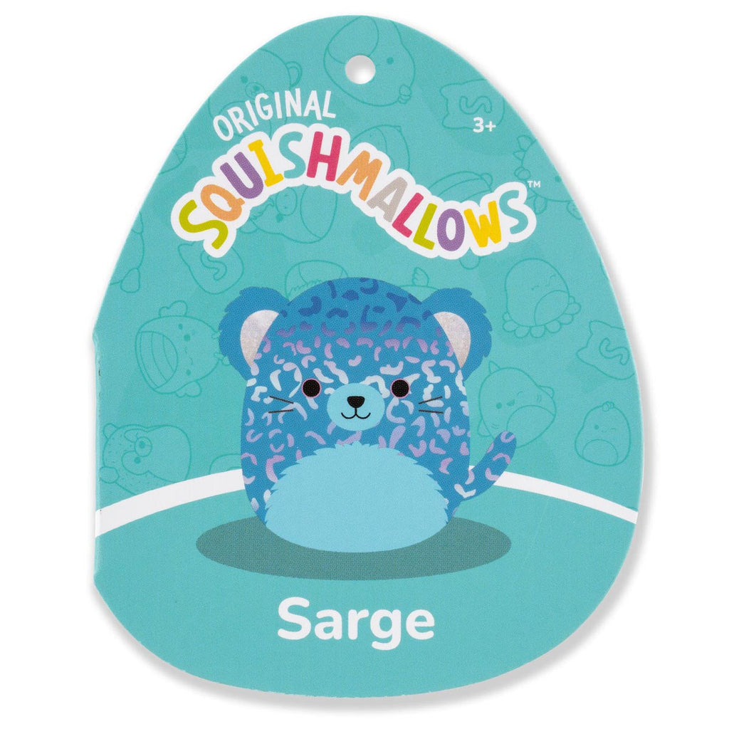 8-Inch Sarge the Blue Jaguar with Iridescent Spots