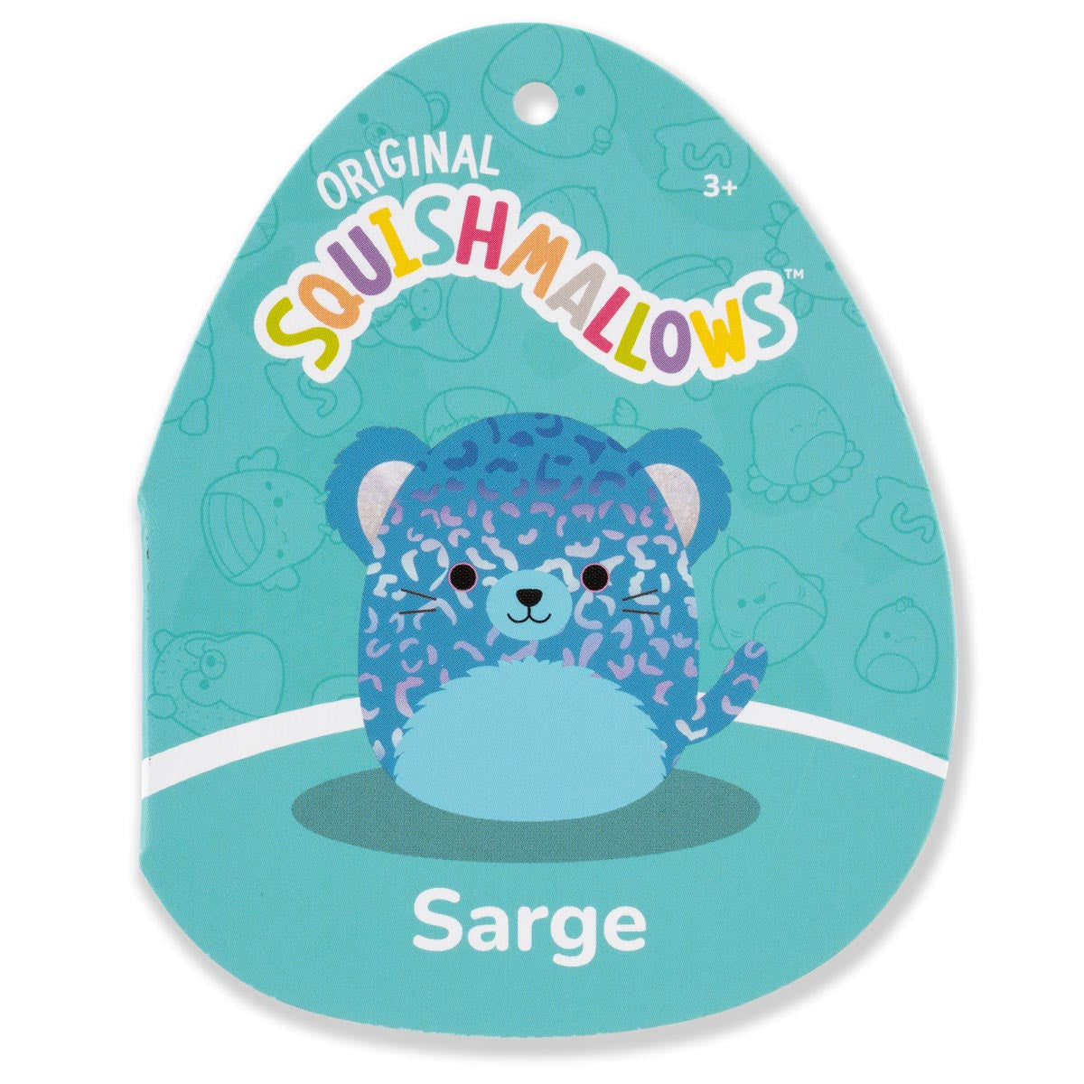 8-Inch Sarge the Blue Jaguar with Iridescent Spots
