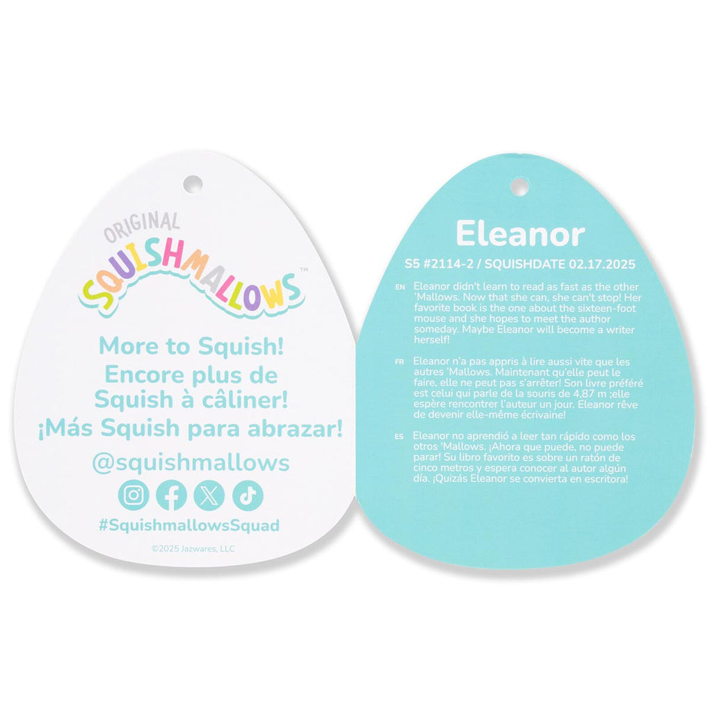 5-Inch Eleanor the Yellow Grapefruit with Flower Hairpin