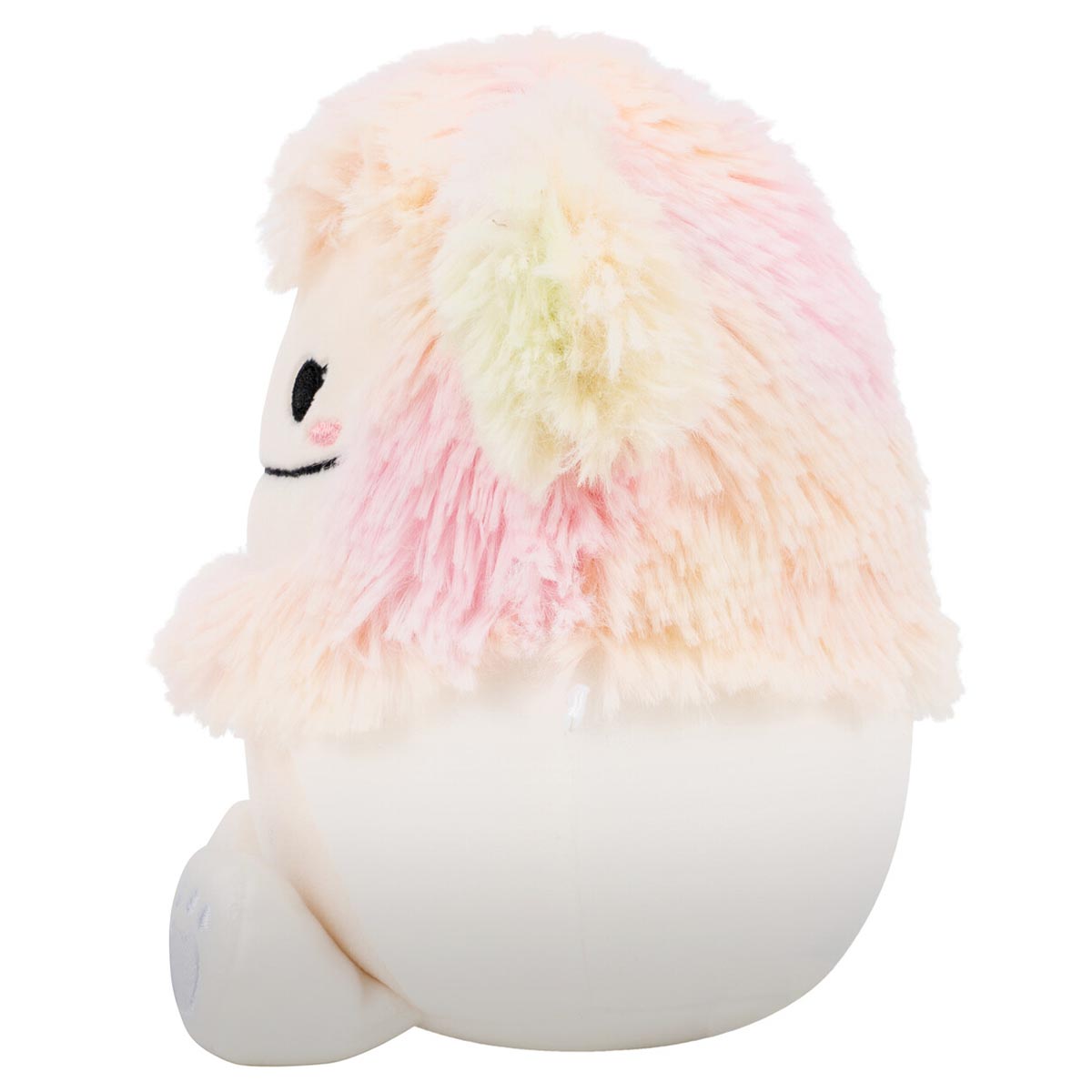 5-Inch Zaylee the White Bigfoot with Rainbow Mane