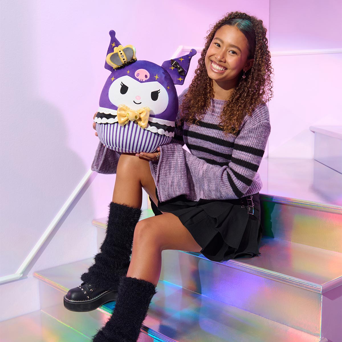 Hello Kitty and Friends 12-Inch Kuromi 20th Anniversary Kuromi Squishmallows