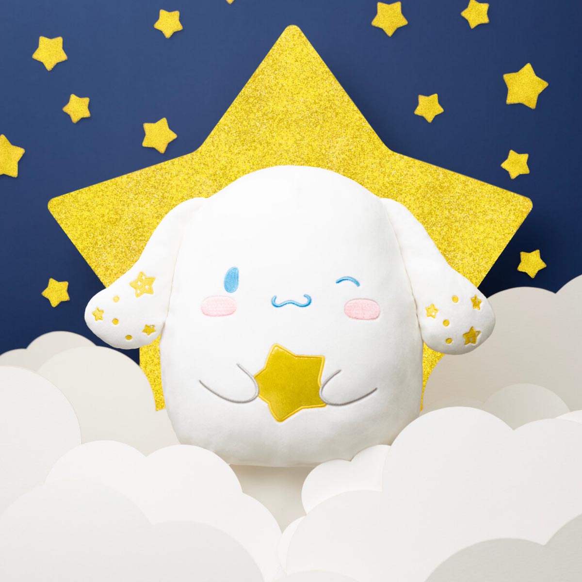 Hello Kitty and Friends 12-Inch Cinnamoroll Holding Star Squishmallows