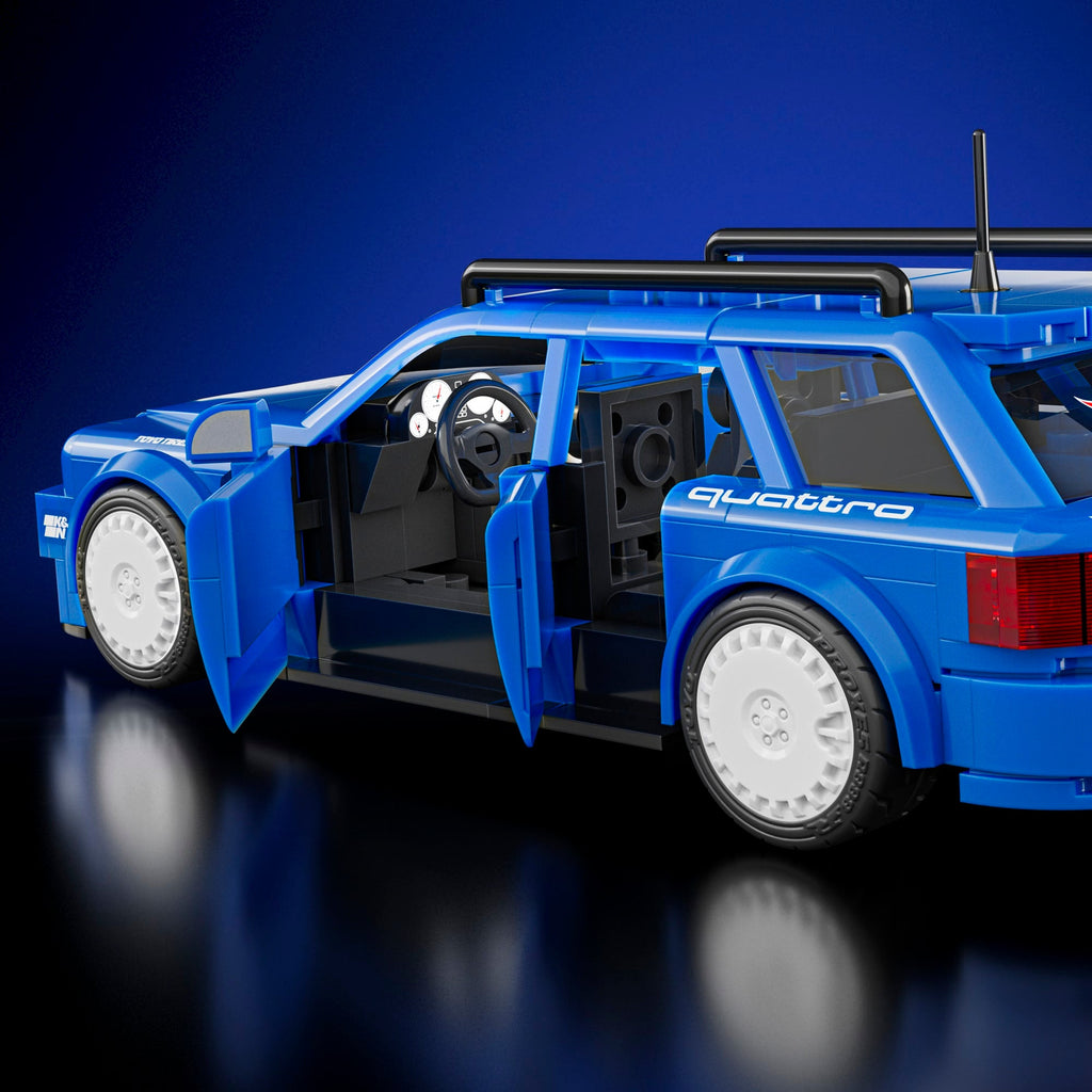 Mattel Brick Shop Hot Wheels Audi Avant RS2 Building Set
